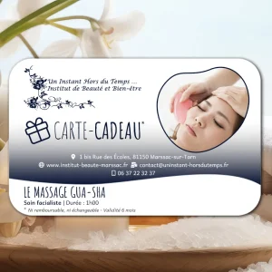 Carte-Cadeau Soins Facialistes : Massage Gua Sha