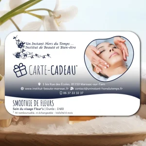 Carte-Cadeau Soins du Visage Fleur's : Smoothie de fleurs